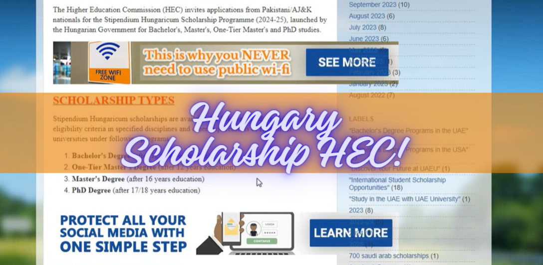 Hungary Scholarship HEC